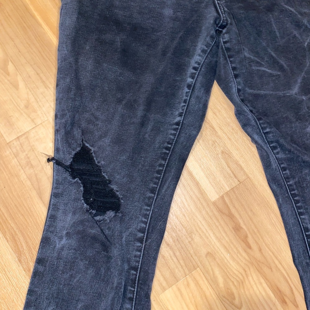 Women’s Black Charcoal Denim Jeans - Picture 4 of 8